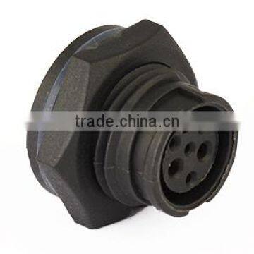 standard 3pins lock bayonet , ip67 panel mount waterproof connector
