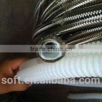 High pressure and temperarure stainless steel braided teflon hose manufacturer