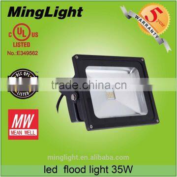 High Quality IP65 Energy Saving 35w DLC Flood Light Outdoor Lighting