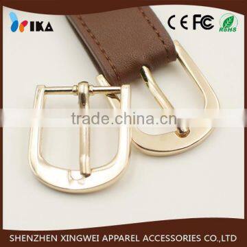 small light gold metal zinc alloy pin buckle for watch belt