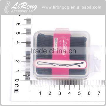 Black Metal Hair Bobby Pins With Box Fashional U Shaped Hair Clip photo-3