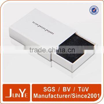 elegant white square paper box for small gifts