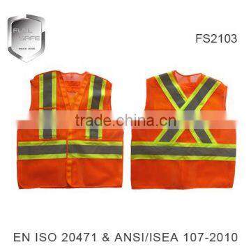 wholesalers FS2103 breathable high visibility safety vest