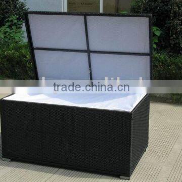 Patio rattan furniture knockdown storage box