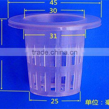 45*45mm Soilless cultivation out-planting basket hydroponic basket cup hydroponics; water culture