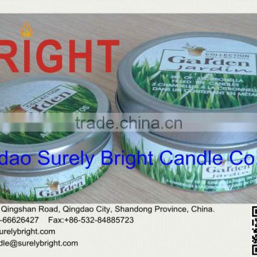 promotional gift tin candle mini scented candle