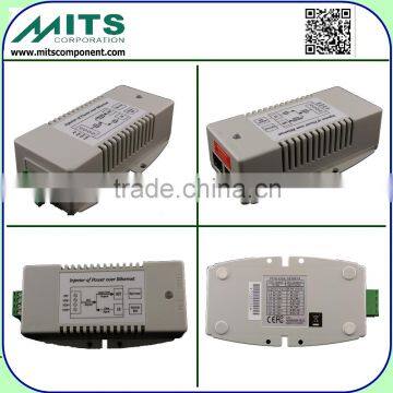 35W/56V DC 18V~36V Input Gigabit High PoE Injector With IEEE 802.3at Detection photo-3