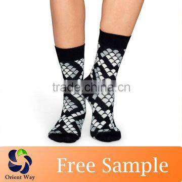 Fashion Cotton Socks / wholesale custom Happy day Socks