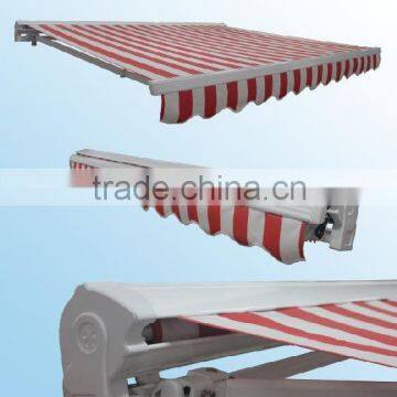 Aluminum half cassette awning