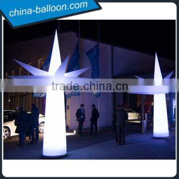 inflatable led tree / outdoor night light decoration inflatable lighting tree cone for sale