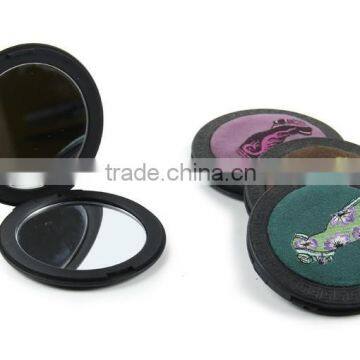 handmade round pocket mirror