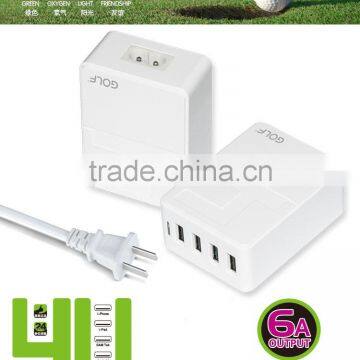 usb travel adapter power adapter multi port 4 port usb power adapter