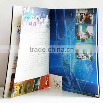 high quality low price world travelling graphic guide magazine printing