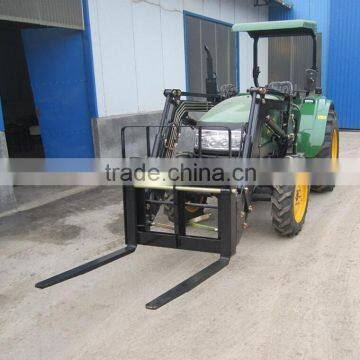 CE Certificate Europe Type Quick Hitch Tractor Front End Loader With Pallet Fork