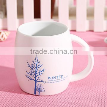 high quality white glazed customizable ceramic cup                        
                                                Quality Choice