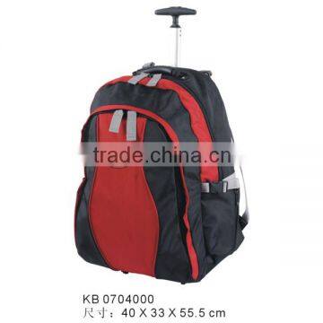 1680D quality duffel bag with trolley