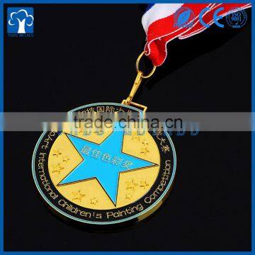 custom metal soft enamel award medal