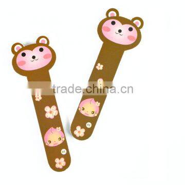 Free sample cute cartoon animal full printed nail file disposable unique emery board promotional nail care tools factory