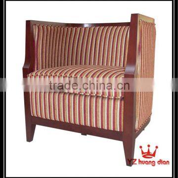 Beautiful striped fabric coffee shop chair YB564