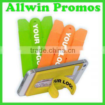 Promotional Silicone Phone Stand and Smart Wallet Card Holder