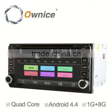 Android 4.4 up to android 5.1 Ownice C180 automotive stereo for Toyota RAV4 Corolla Camry 800*480 Support OBD