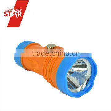 Cheap Price Hot Sale Small LED Flashlight Torch--Orange+Blue