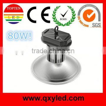 80w led high bay/100lm/w, 8000lm,IP65,90-300vac,