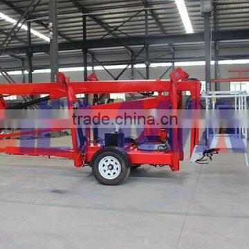 Hydraulic towable articulated cherry picker for sale