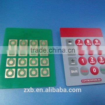 Custom PCB membrane keypad switch/waterproof membrane switch/diy membrane switch/membrane circuit switch