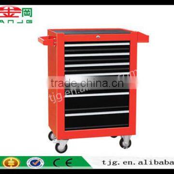 TJG CHINA Mobile Tool Cabinet Tool Cart TJG-185M Multi-Functional Workshop With Single And Double Lock Drawer Tool