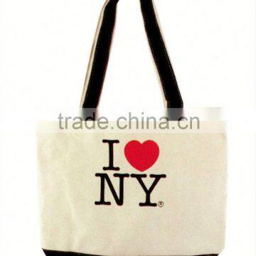 Heat transfer cotton shopping tote bag