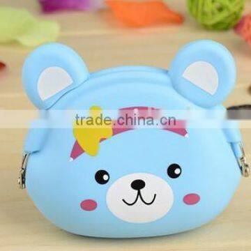 animal Waterproof rubber silicon coin purse