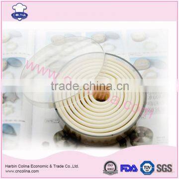 Plastic Biscuit Cutter Set Wavy Edge Hexagon Nylon Cookie Cutter photo-2