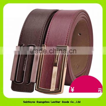 Durable fashionable 100% cow leather belt for men 16237