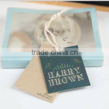 China alibaba supplier custom free design paper hanger tag