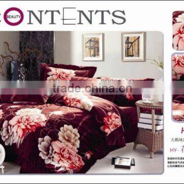 home bedding printing velboa fabric