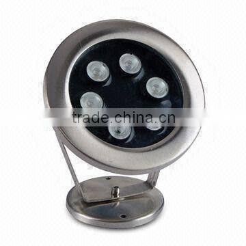 Energy-saving12 volt ip68 led underwater lamp 6w