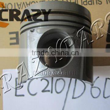 Diesel engine DEUTZ D6D piston for VOLVO EC210B excavator spare parts,D6D engine parts