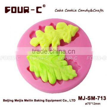 Stylised Leaves gum paste design moulds,silicone fondant cake art moulds,cake for mould