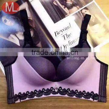 Solid one-piece seamless breathable bra seamless bra wholesale