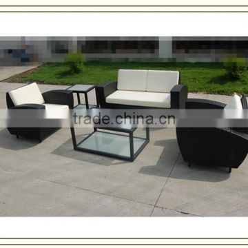 rattan sleeper sofas/ poly rattan sofa/ wicker rattan sofa (S4075)