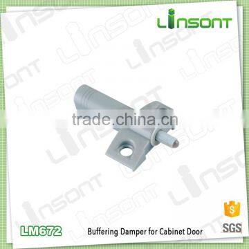 Durable plastic soft close cabinet door damper hardware fittings for cabinet door