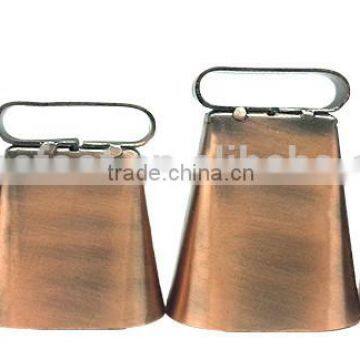 Hunting Bell in Plated or Painted Color Surface With Logo and Strap Attached