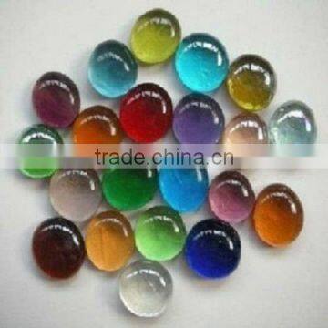 Nice flat glass marbles for home decoration