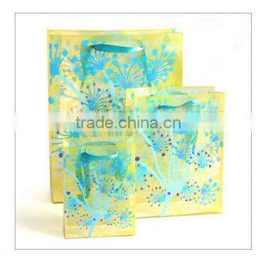 2015 new design brand shopping pp bags