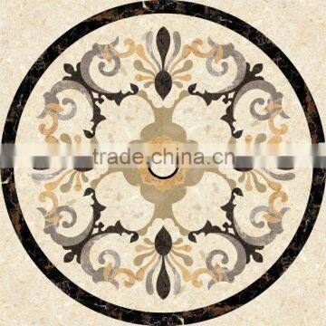 New design high polished medallion marble fashion patterns for lobby corridor hall