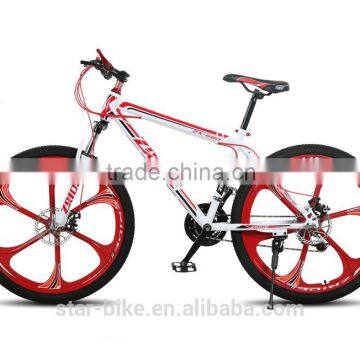 Made in china factory price with 26 Inch magnesium alloy rim steel frame mountain bicicletas