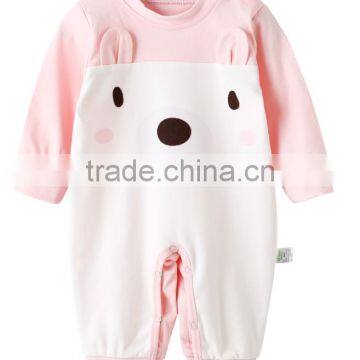 new design Autumn comfortable infants & toddlers lovely long sleeve cotton leotard baby clothes