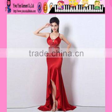Sexy Deep V-Neck Short After Long Irregular Before Fashion Europe Design From Dresses Latest Mermaid Europe Design From Dresses