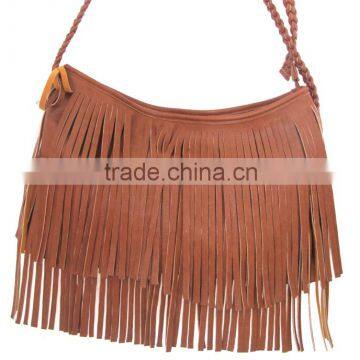 BSCI Factory Tassel Long Shoulder Bags photo-2